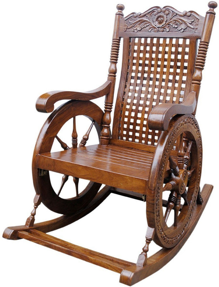 Wheel wooden top chair