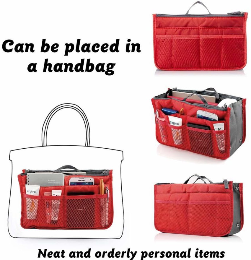 Hand Bag Organizer - Red