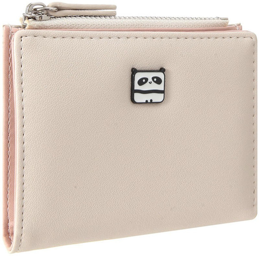 MINISO Women Beige Artificial Leather Wallet Beige Price in