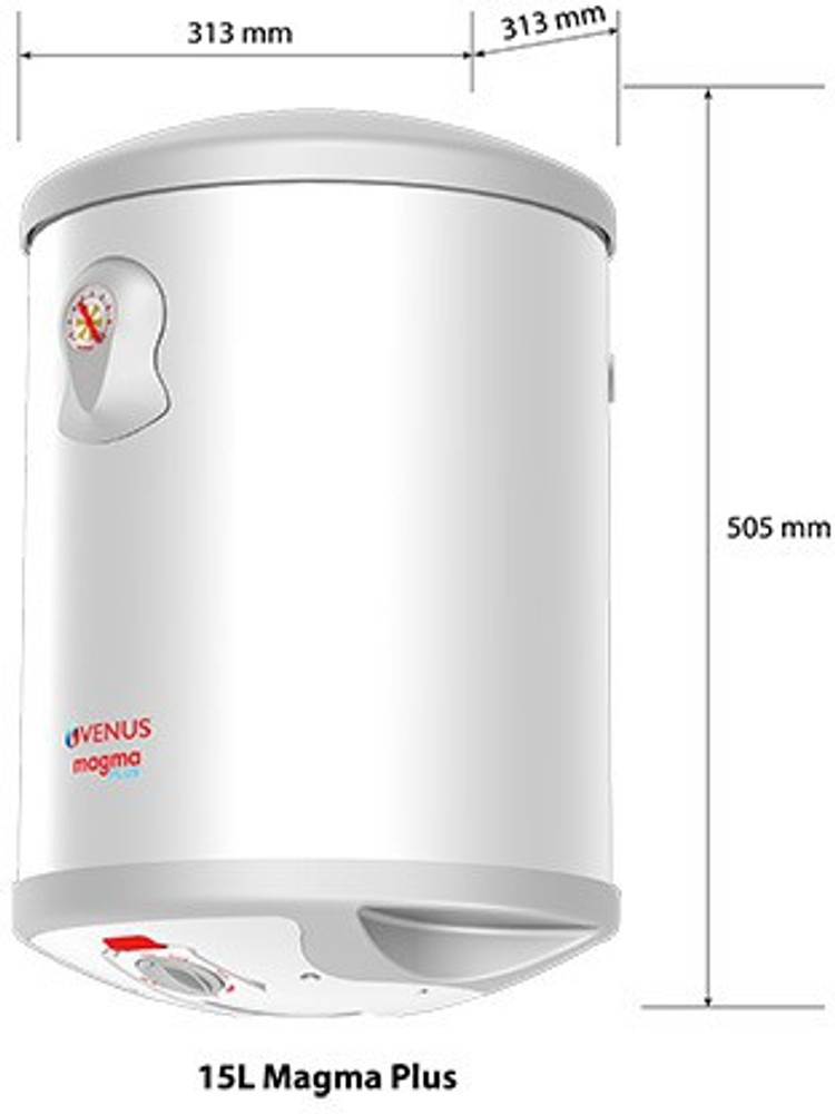 Venus 15 L Storage Water Geyser (Magma Plus 15GV, White) Price in India -  Buy Venus 15 L Storage Water Geyser (Magma Plus 15GV, White) online at  Flipkart.com