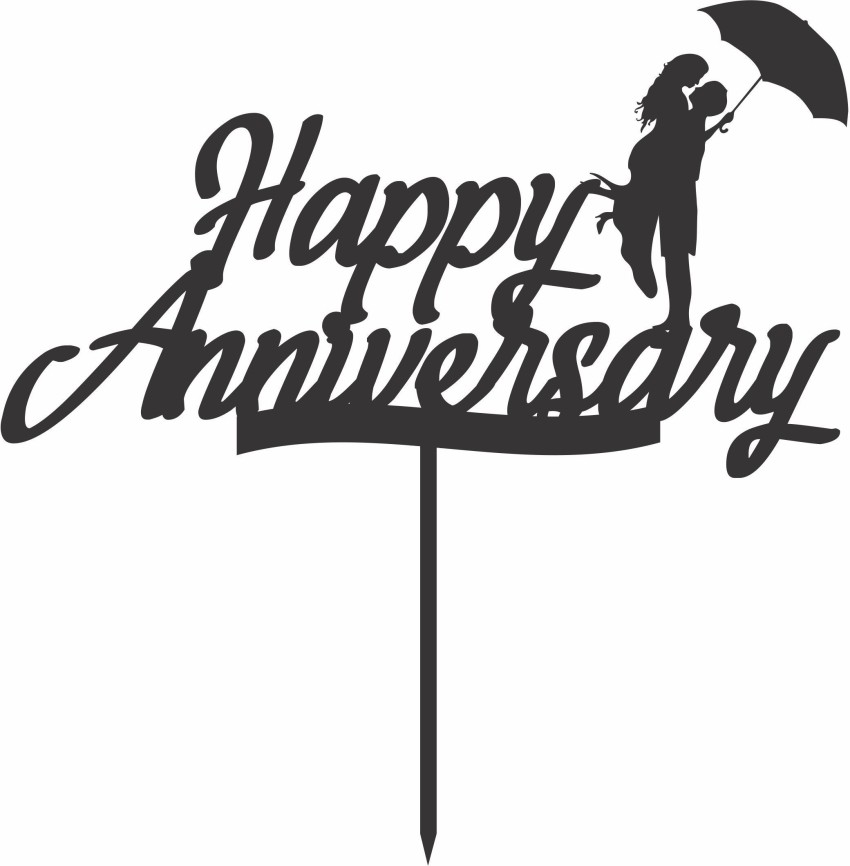 Buy Happy Anniversary Stencil - Online