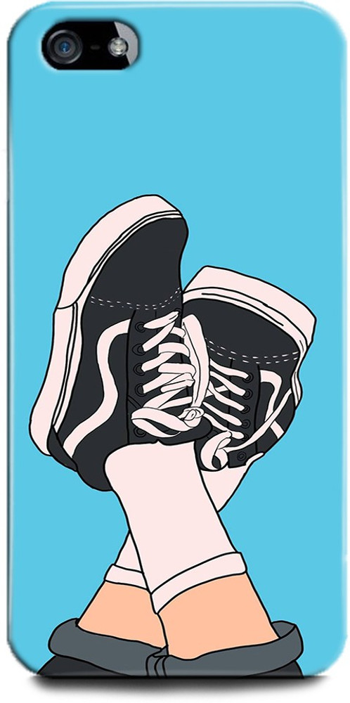 WallCraft Back Cover for Apple iPhone 5 VANS SHOES BLUE ABSTRACT TEXTURE ANIME WallCraft Flipkart