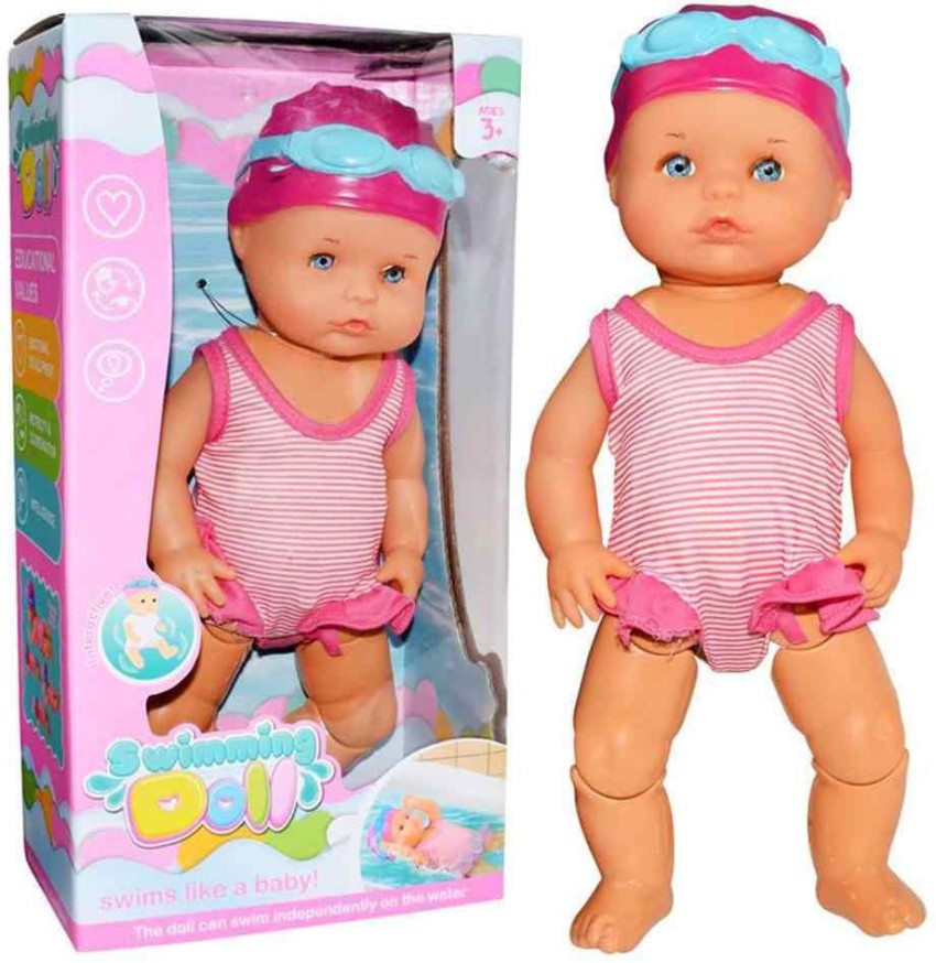 A baby doll cheap that swims