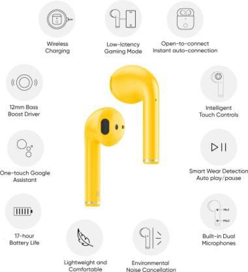 Realme buds 2024 air neo yellow