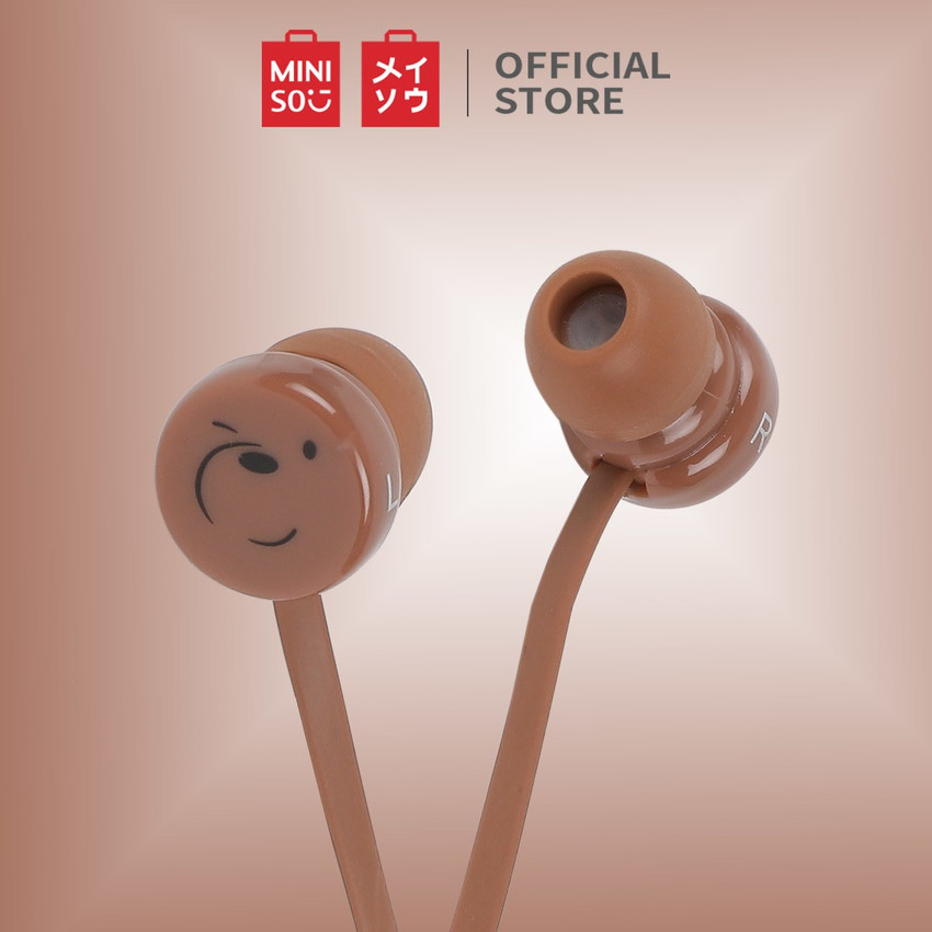 We bare bears on sale earphones miniso price