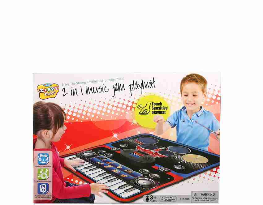 Hamleys 2-in-1 Musical Jam Playmat Zippy Mat - 2-in-1