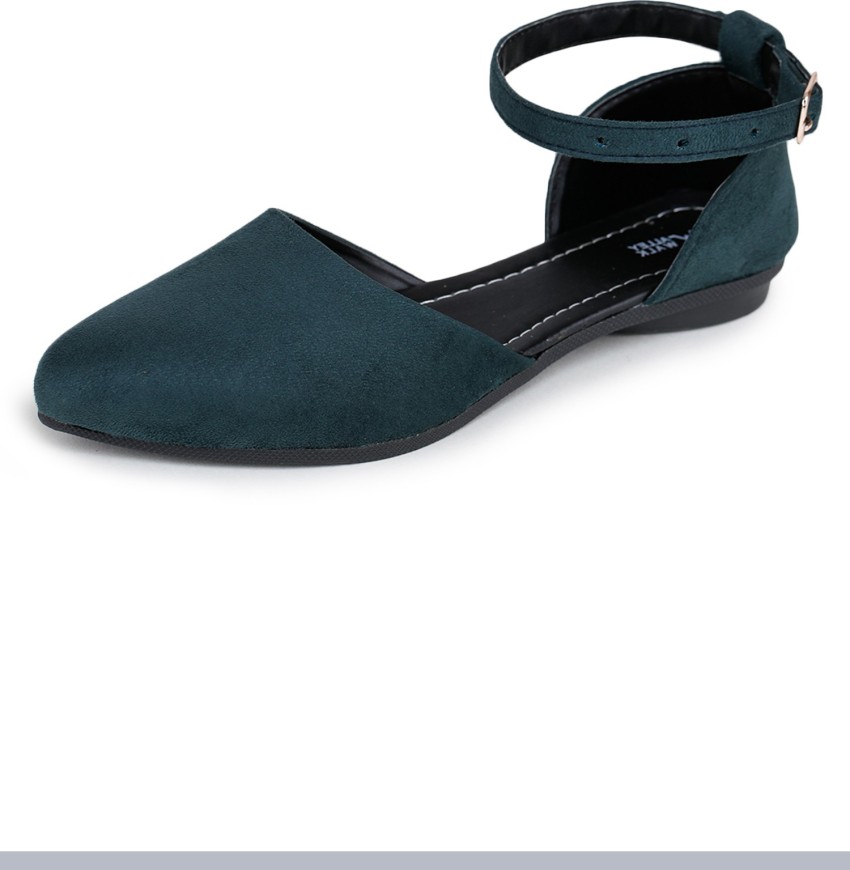 Alley Walk Women Green Bellies - Buy Alley Walk Women Green Bellies Online  at Best Price - Shop Online for Footwears in India