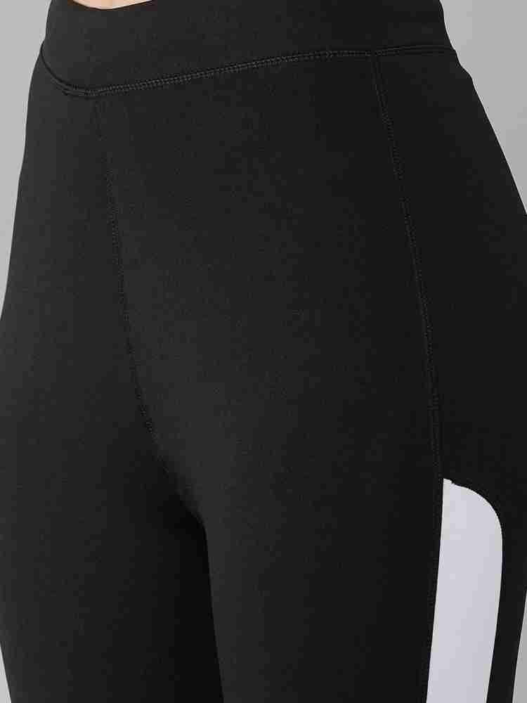 BLINKIN Solid Women Black Tights