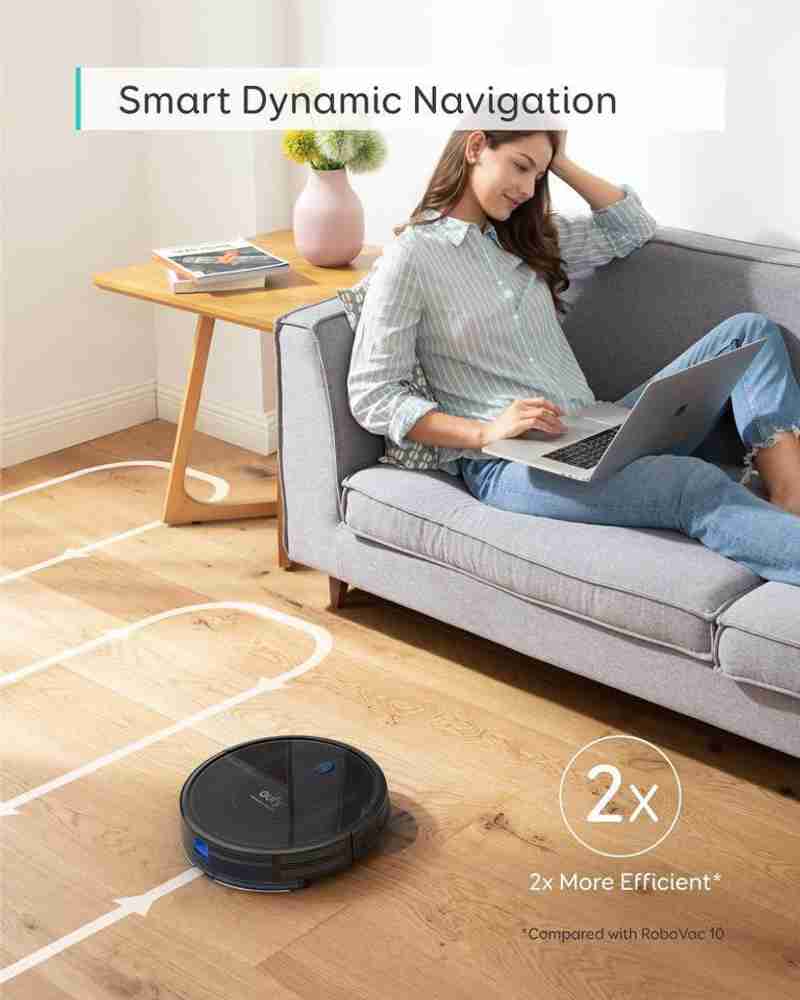 Eufy by Anker Robovac G10 Hybrid Robotic Floor Cleaner with 