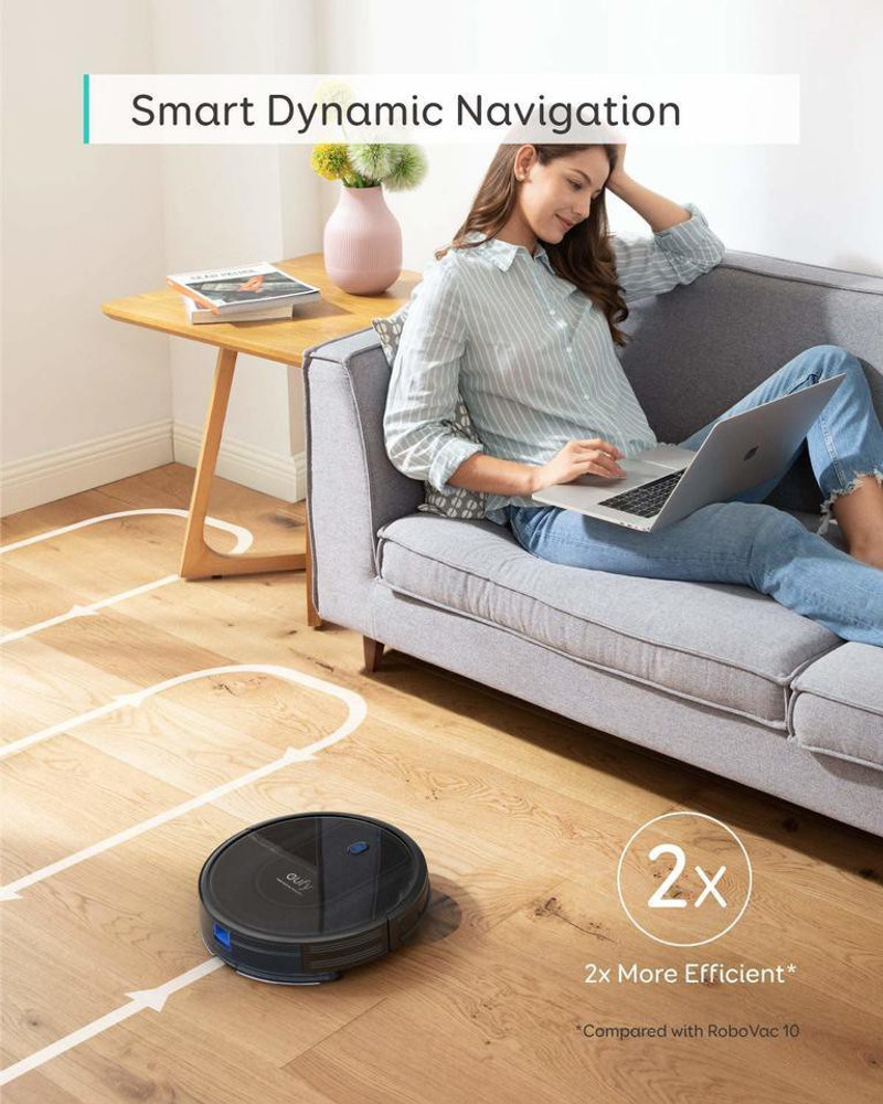 Eufy by Anker Robovac G10 Hybrid Robotic Floor Cleaner with 