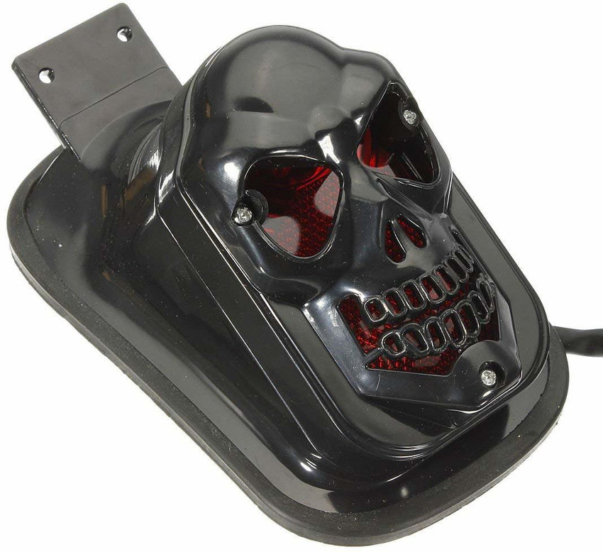 Skull bike light top
