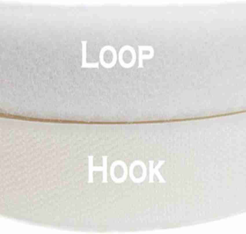 50mm white sew in velcro hook tape