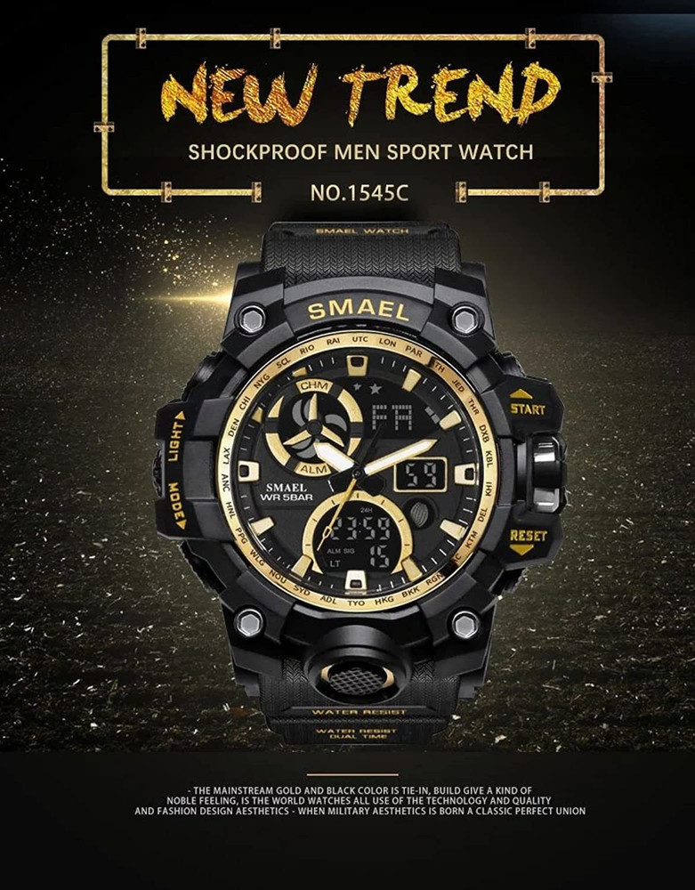 smael Analog Digital Watch For Men Buy smael Analog Digital