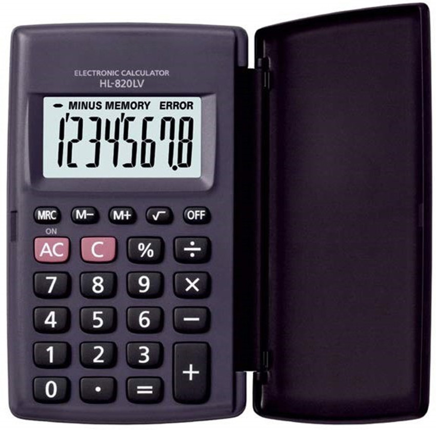 Flipkart RetailTrust HL820LV BK Portable Calculator with