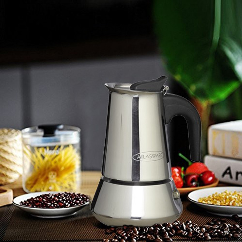 4 cup stainless online steel coffee maker