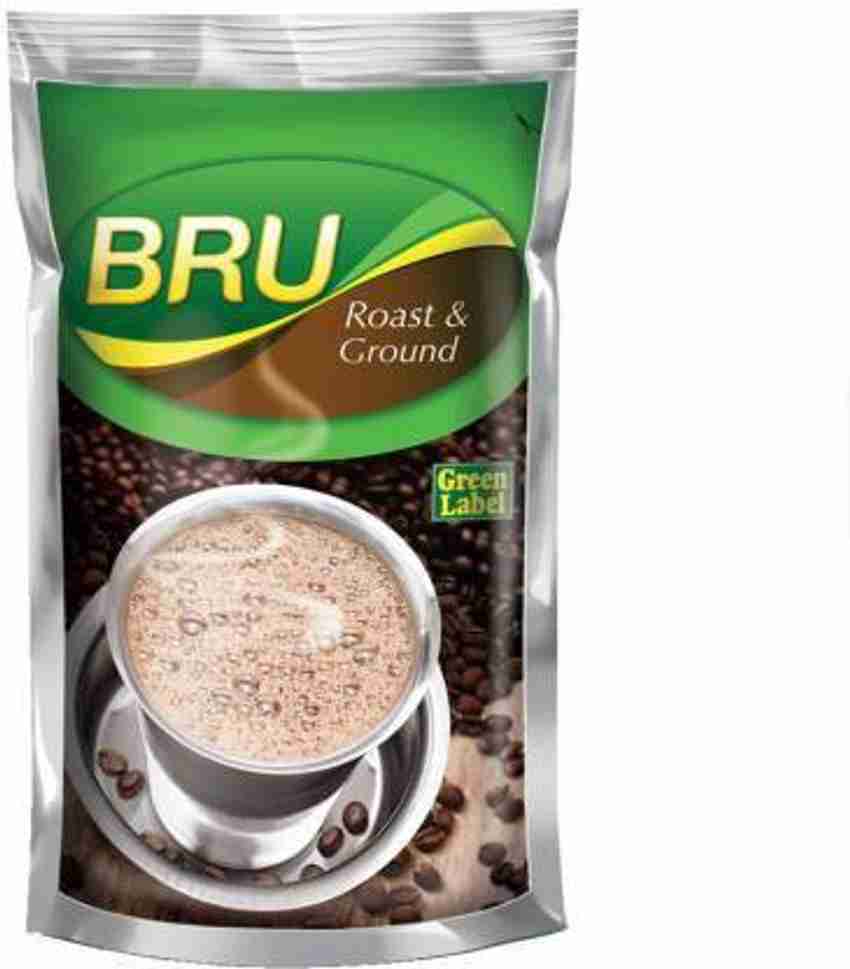 BRU GREEN LABEL 500GM Filter Coffee Price in India Buy BRU GREEN LABEL 500GM Filter Coffee online at Flipkart