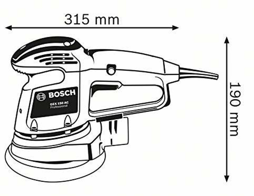 Bosch gex 150 store ac professional