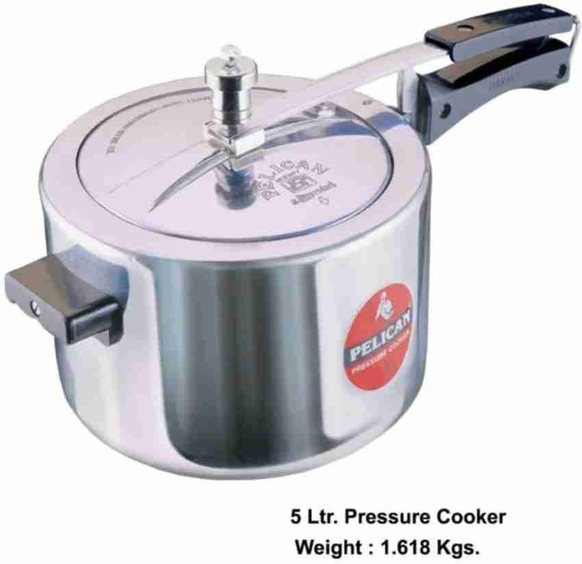 PELICAN 5 L Inner Lid Pressure Cooker Price in India Buy PELICAN 5 L Inner Lid Pressure Cooker online at Flipkart