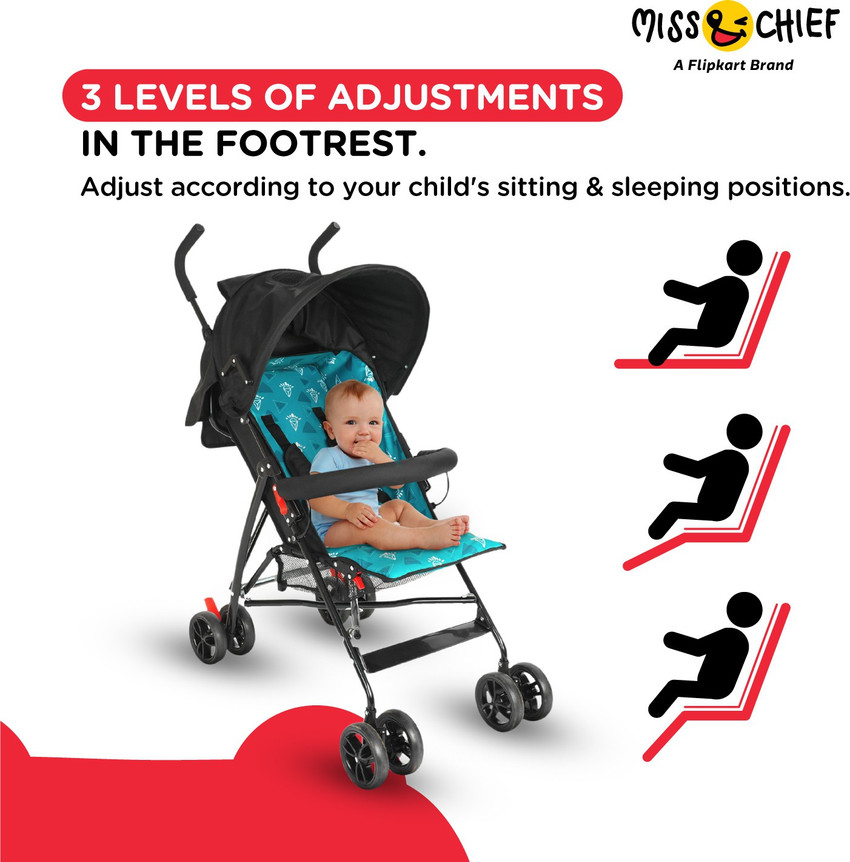 Miss Chief by Flipkart Baby Buggy Buggy Buy Buggy for 0 3 years 15 Kg baby in India Flipkart