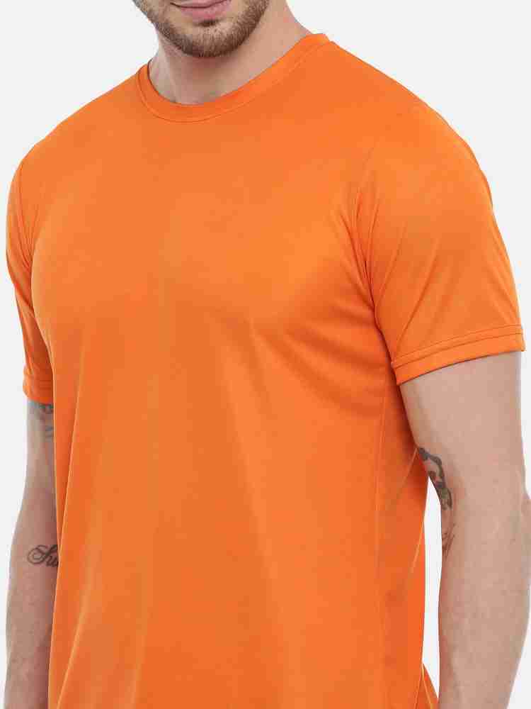 Orange round hotsell neck t shirt