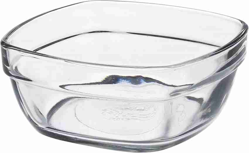Duralex Glass Mixing Bowl Lys Carre Clear Bowl 9 CM 6 Pcs - 150 ML