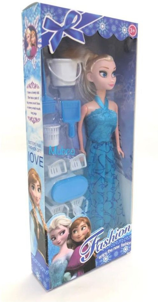 Mubco Frozen Series Elsa Doll Set Accessories Blue Frozen