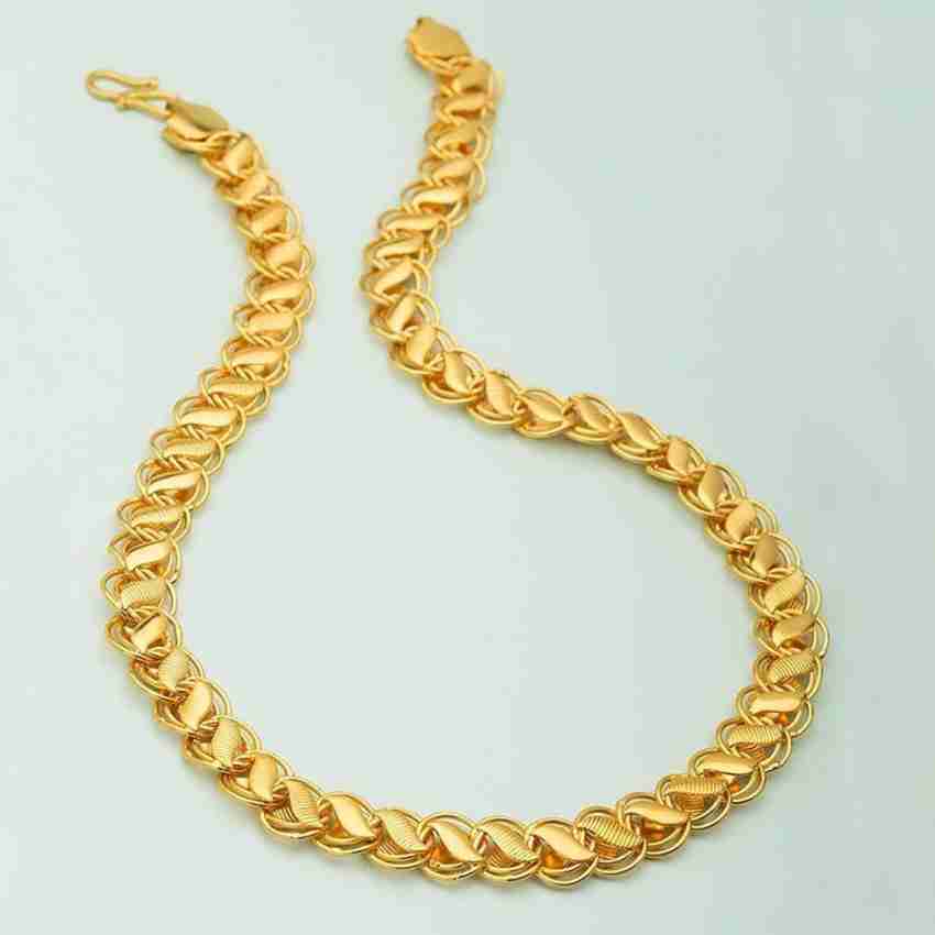 Buccellati Monster Round Gold Chain For Men 21 Inch Gold-plated Plated  Brass Chain