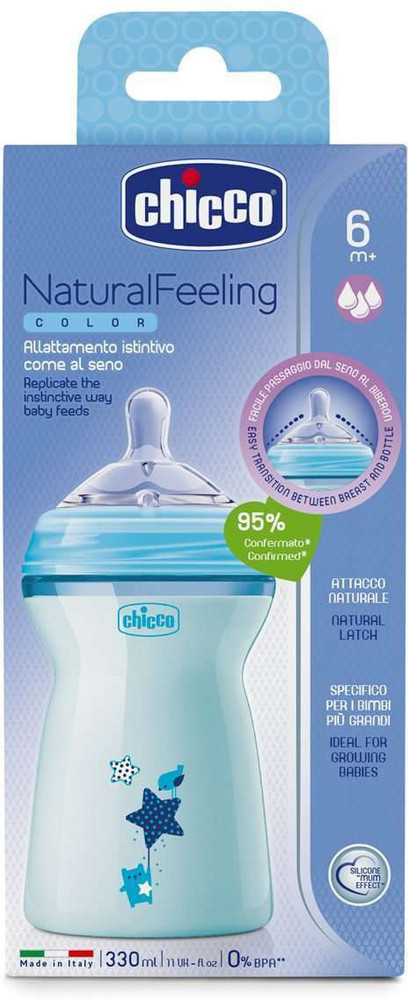 Biberón Chicco Unisex 6 Meses 330 ml