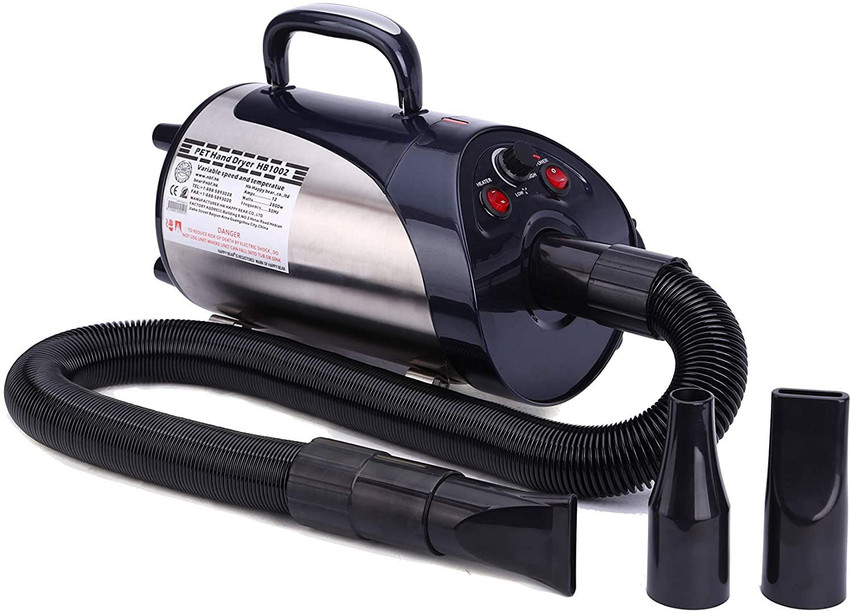 Foodie Puppies Stepless Adjustable Speed Pet Hair Force Dryer Dog Professional Grooming Blower with Heater 3.2HP HB 1002 Pet Dryer Price in India Buy Foodie Puppies Stepless Adjustable Speed Pet Hair