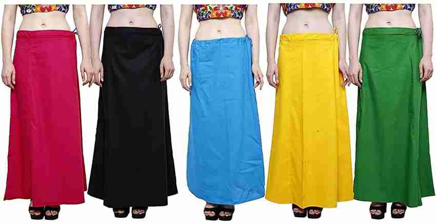  Combo Pack Of 3 Cotton Petticoat / Stylish Women Saree Shapewear