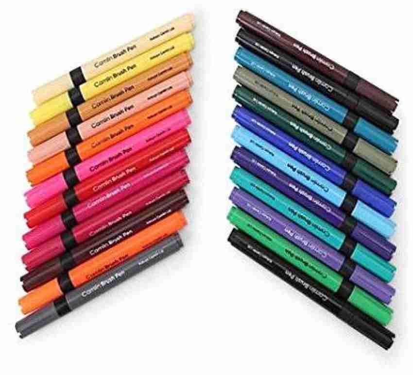 Haimac Brush Pen, 12 Shades (Multicolor)Drawing Painting  Tool Marker - BRUSH PEN