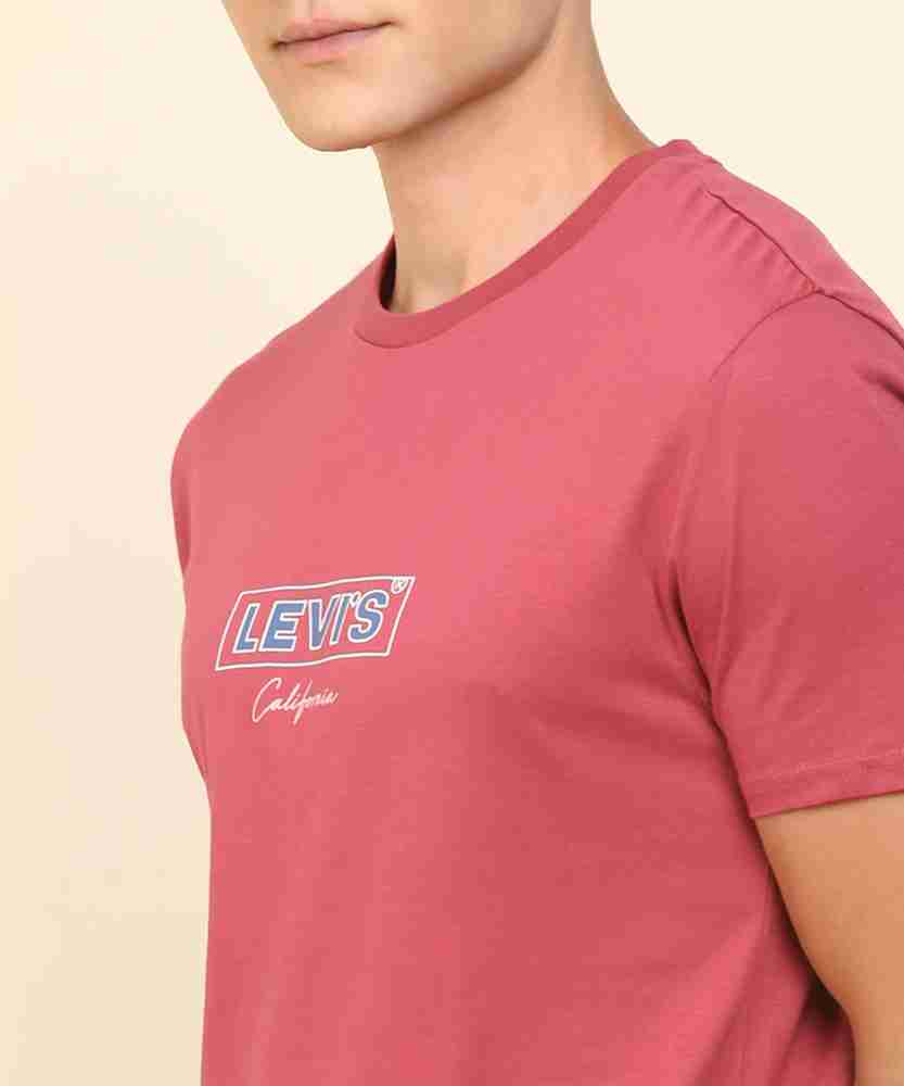 Pink and red levis t best sale shirt