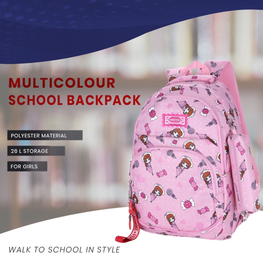 Buy Tinytot SB030_02 Waterproof School Bag(Multicolor, 32 L) Online at  desertcartINDIA