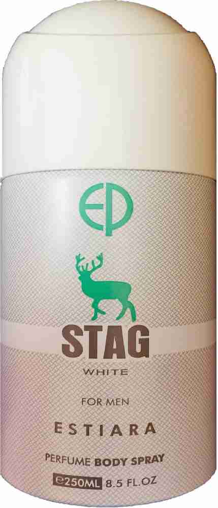 ESTIARA Stag White Perfume Body Spray For Men 250ML Perfume Body