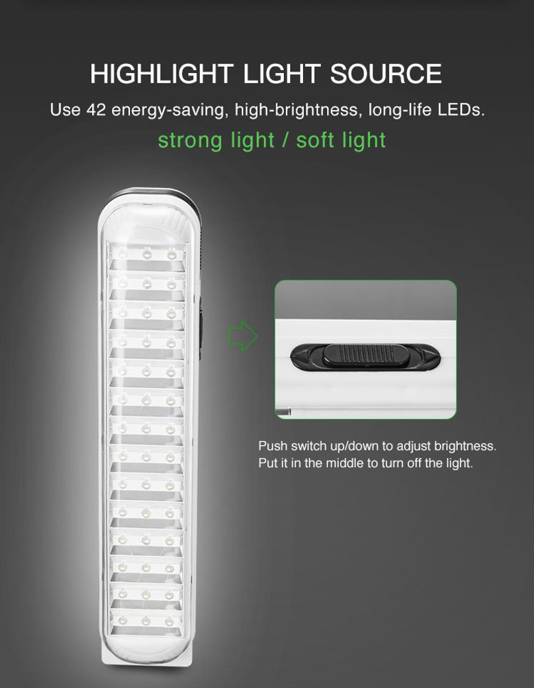 42 led rechargeable emergency light lowest price 2025