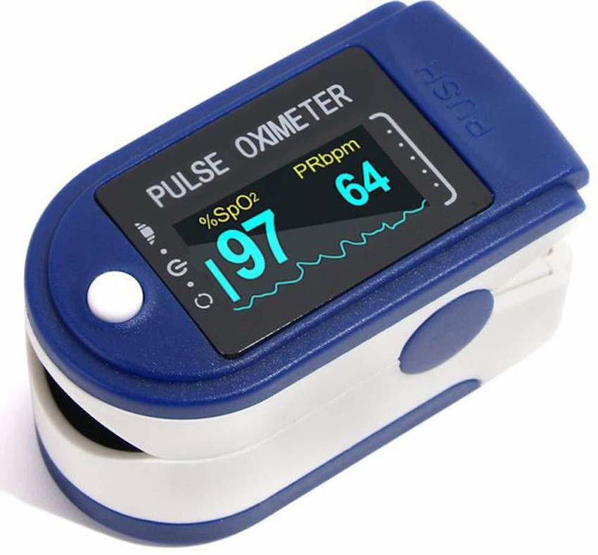 Oxygen outlet pulse oximeter