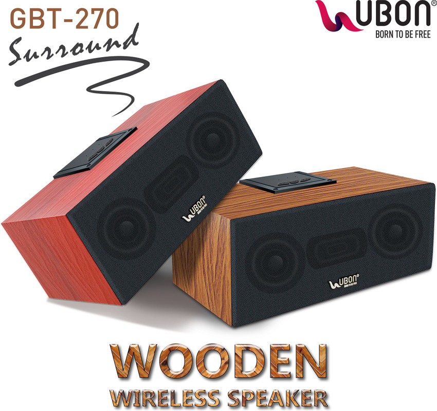 Ubon bluetooth sales wooden speaker