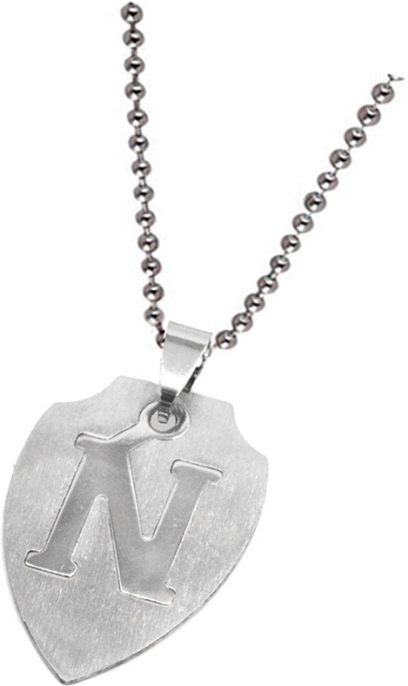 M Men Style U Letter Alphabet Locket Necklace chain For Men And Boys  Stainless Steel Pendant Price in India - Buy M Men Style U Letter  Alphabet Locket Necklace chain For Men