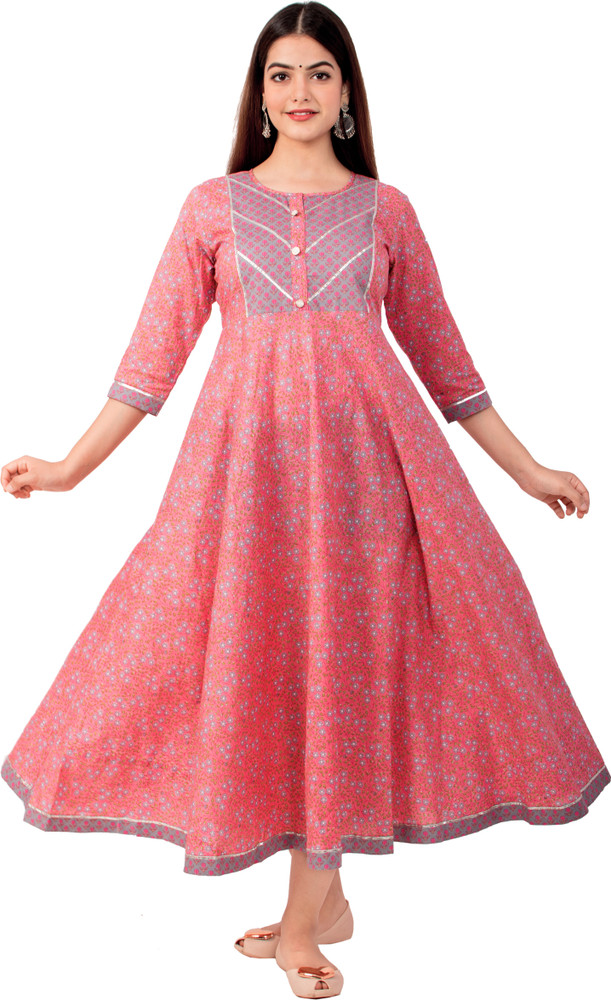 ANGIYA Women Printed Anarkali Kurta Buy ANGIYA Women Printed Anarkali Kurta Online at Best Prices in India Flipkart