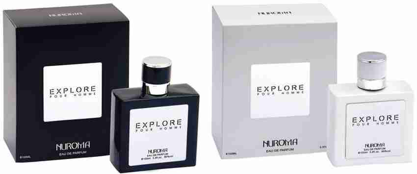 Buy NUROMA EXPLORE POUR HOMME BLACK WHITE PERFUME Eau de Parfum