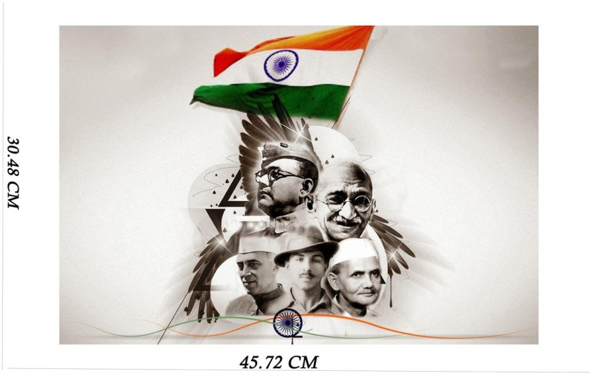 Independence Day Special Poster, Indian Personalities Wall Sticker, Atam  nirbhar bharat, Wall Decor, Poster for School/Colleges/Office