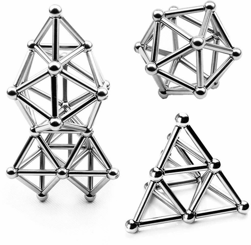 Creative magnetic sticks and steel spheres sales