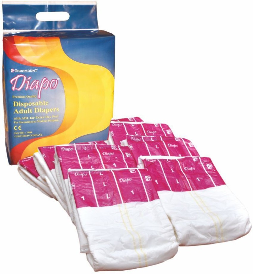Diapo Premium Quality Disposable Adult Diapers Adult Diapers - M