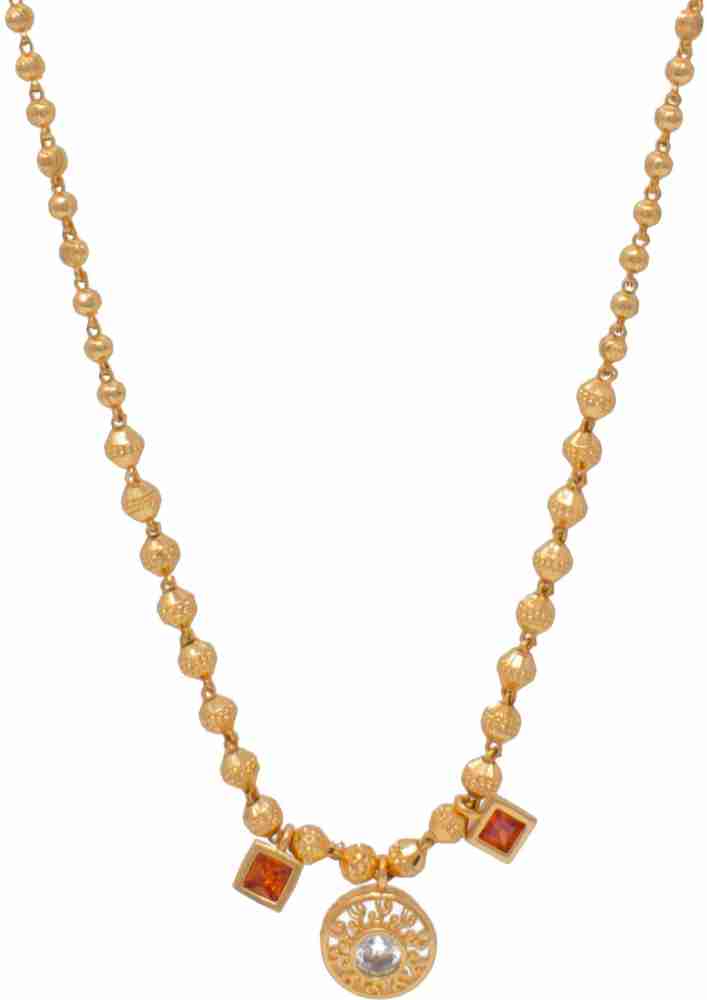 Gold kanthi store necklace