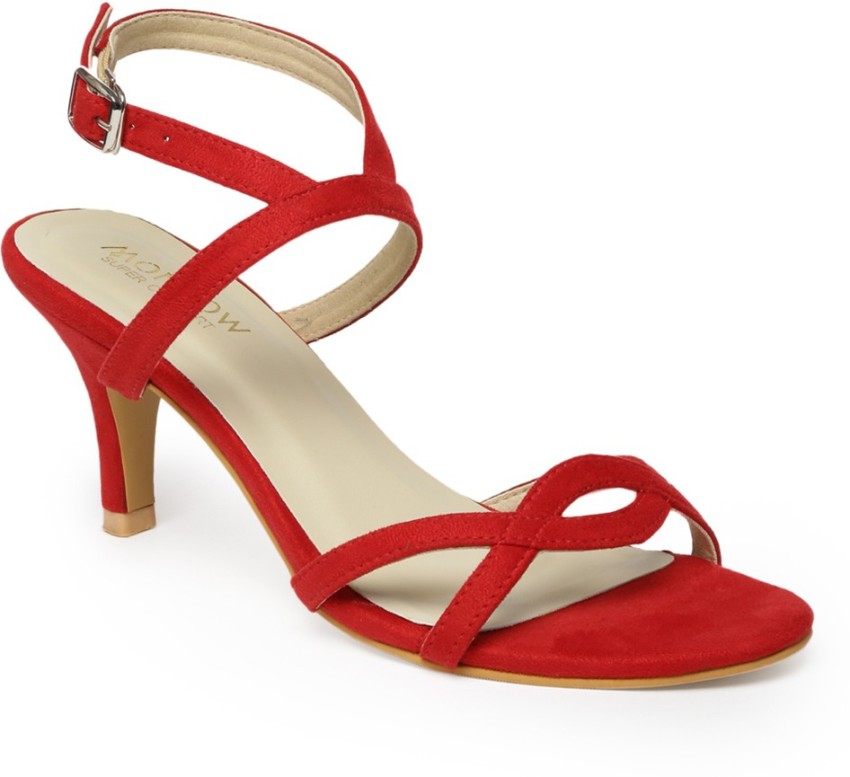 MONROW Women Red Heels Buy MONROW Women Red Heels Online at Best