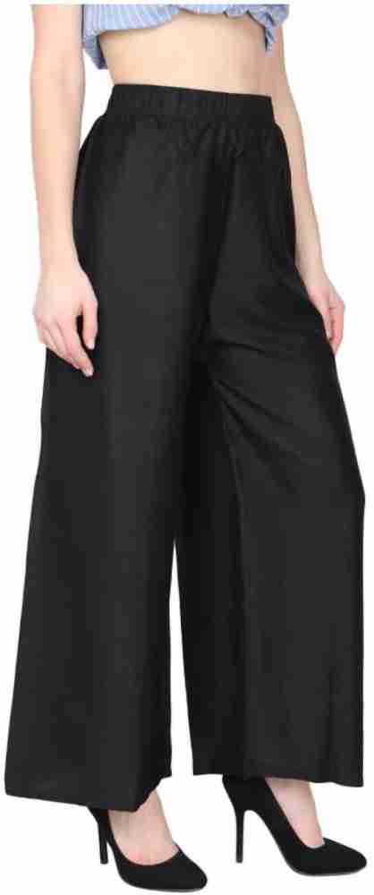 SHAKTI COLLECTIONS Flared Women Black, Black Trousers - Buy SHAKTI  COLLECTIONS Flared Women Black, Black Trousers Online at Best Prices in  India