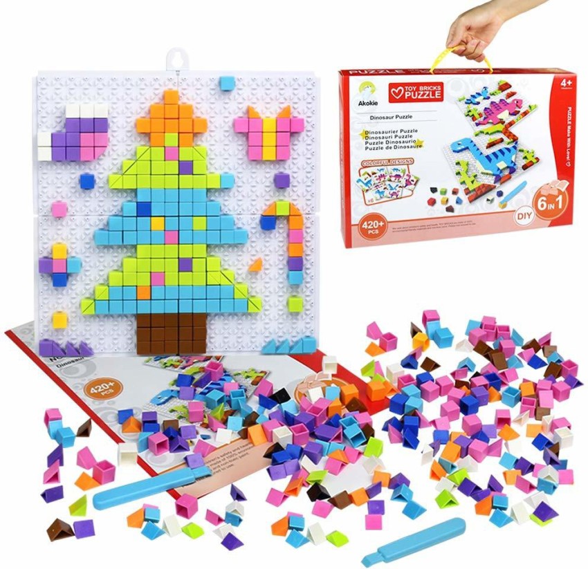 Toy Bricks Puzzle- DINOSAURS