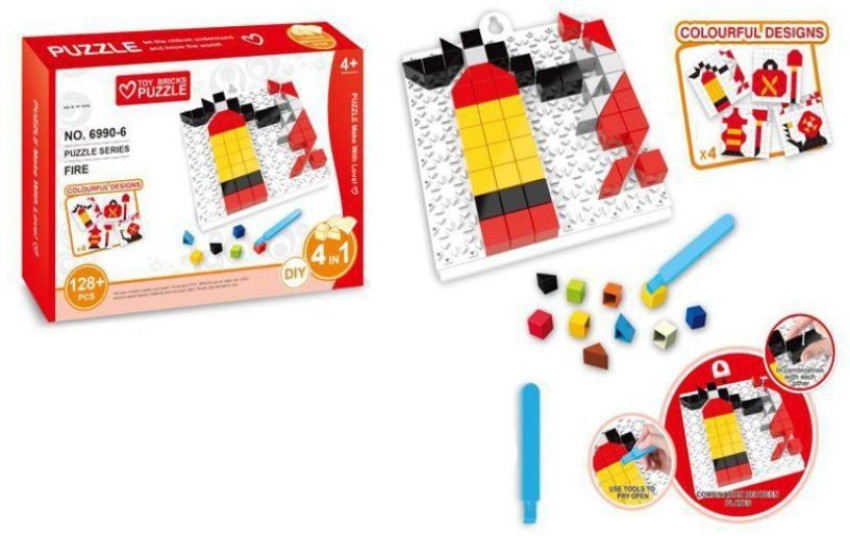 Toy Bricks Puzzle- DINOSAURS