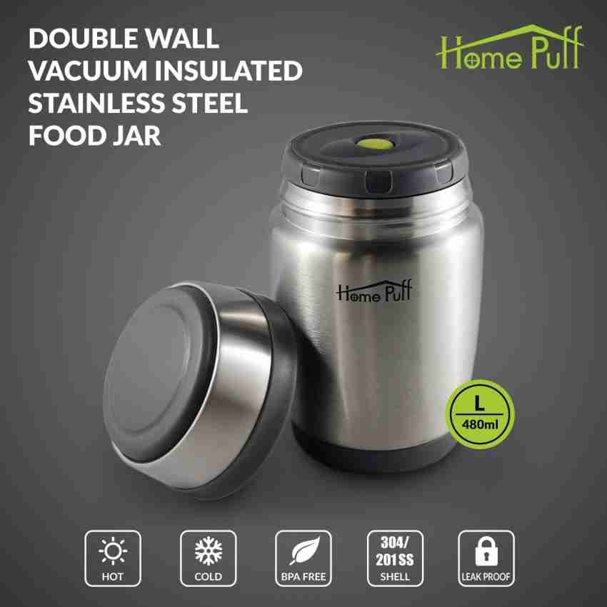 Buy HomePuff Double Wall Vacuum Insulated - Stainless Steel Lunch