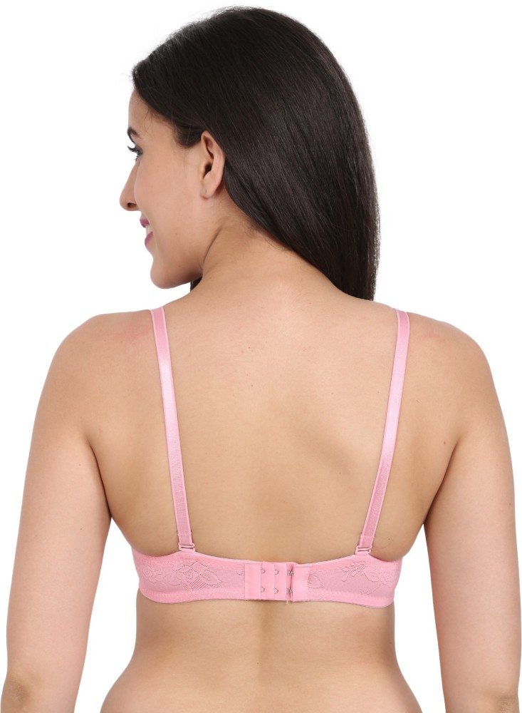 Satin Plain SDS618 Pink Ladies Bra Panty Set at Rs 199/set in New Delhi